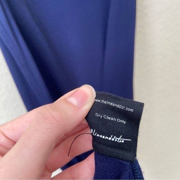 Line + Dot Boho Ruffle Strap Double V Ruffle Hemline Maxi Dress - Picture 9 of 9